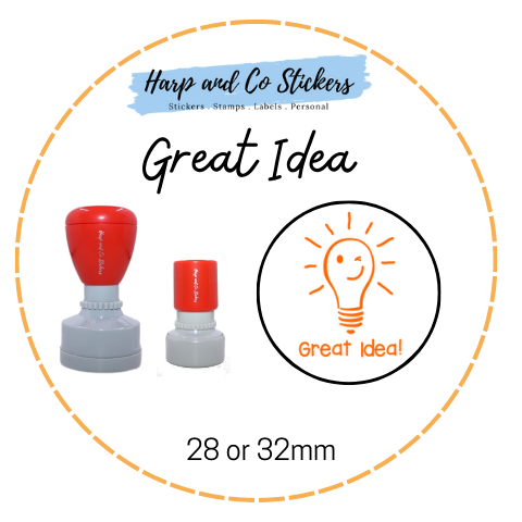 28 or 32mm Round Stamp - Great Idea!