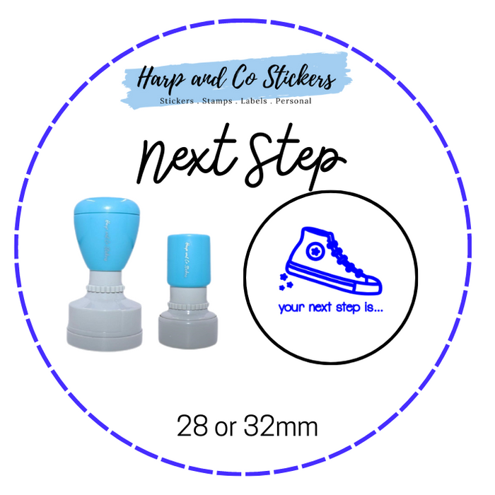 28 or 32mm Round Stamp - Next Step Merit