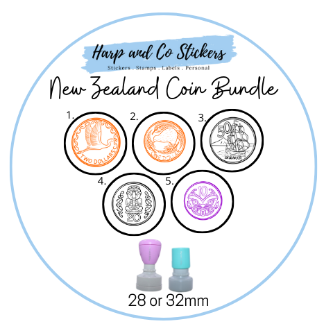New Zealand Coins Stamp Bundle