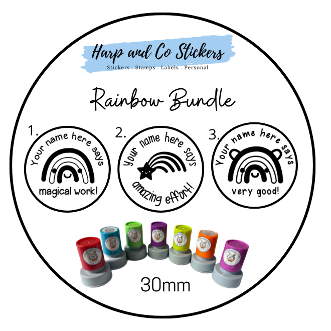 Rainbow Stamp Bundle