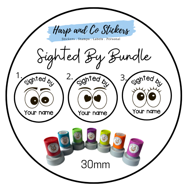 Sighted By Stamp Bundle