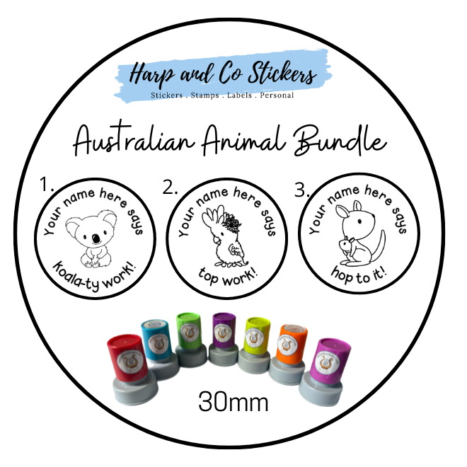 Australian Animals Stamp Bundle