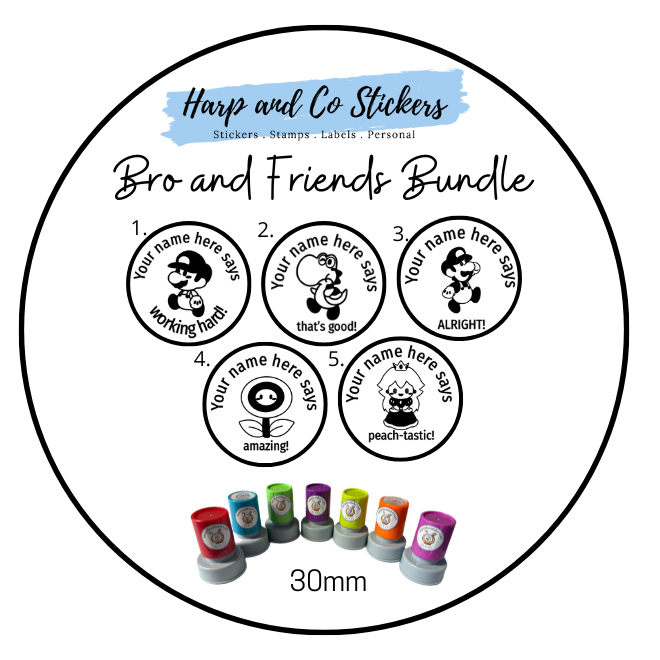 5 Bro and Friends Stamp Bundle