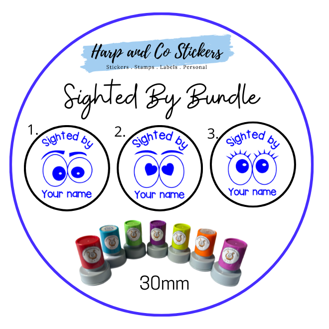 Sighted By Stamp Bundle