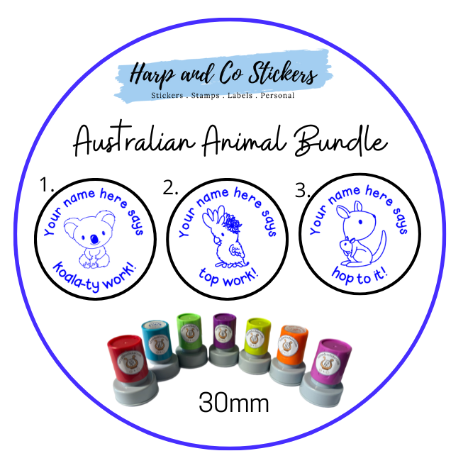 Australian Animals Stamp Bundle