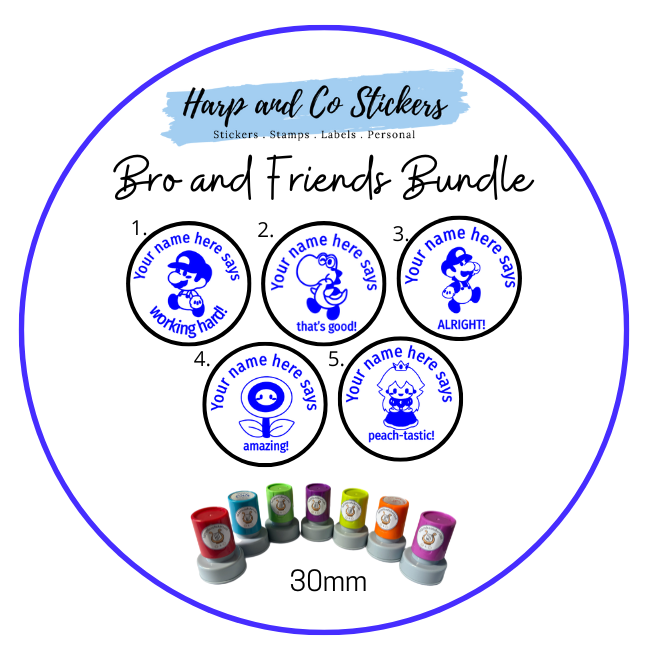 5 Bro and Friends Stamp Bundle