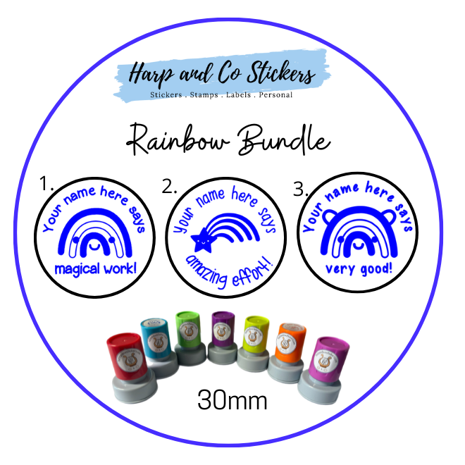 Rainbow Stamp Bundle