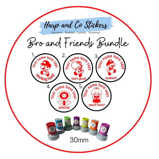 5 Bro and Friends Stamp Bundle
