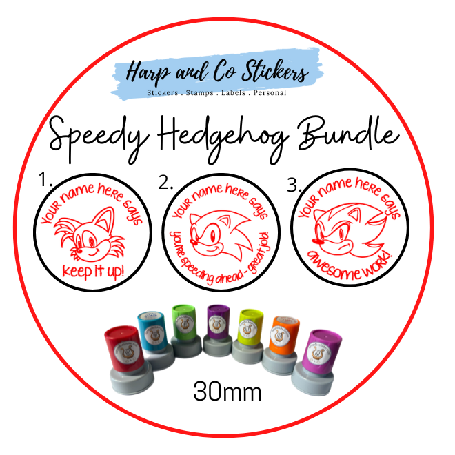Speedy Hedgehog Stamp Bundle