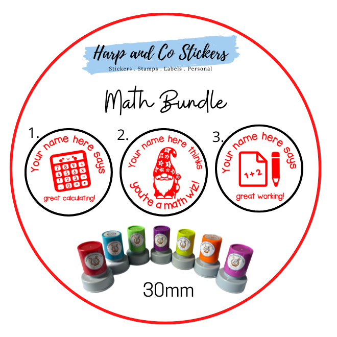 Math Stamp Bundle