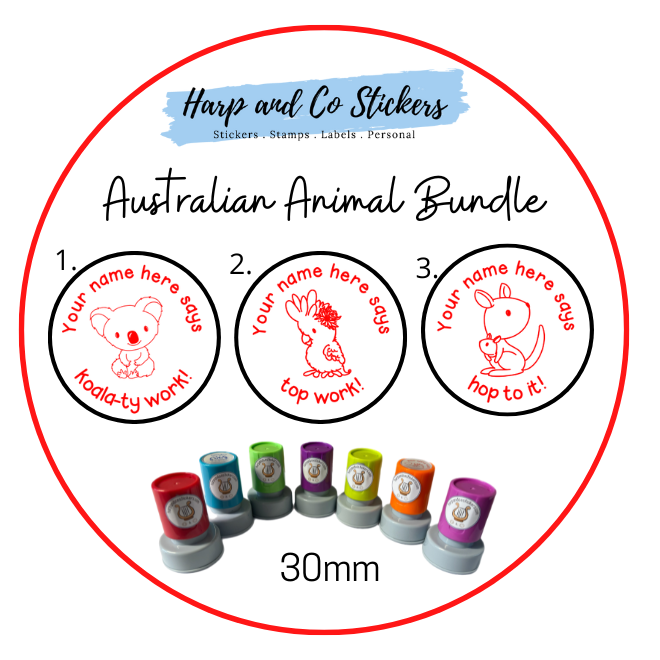 Australian Animals Stamp Bundle