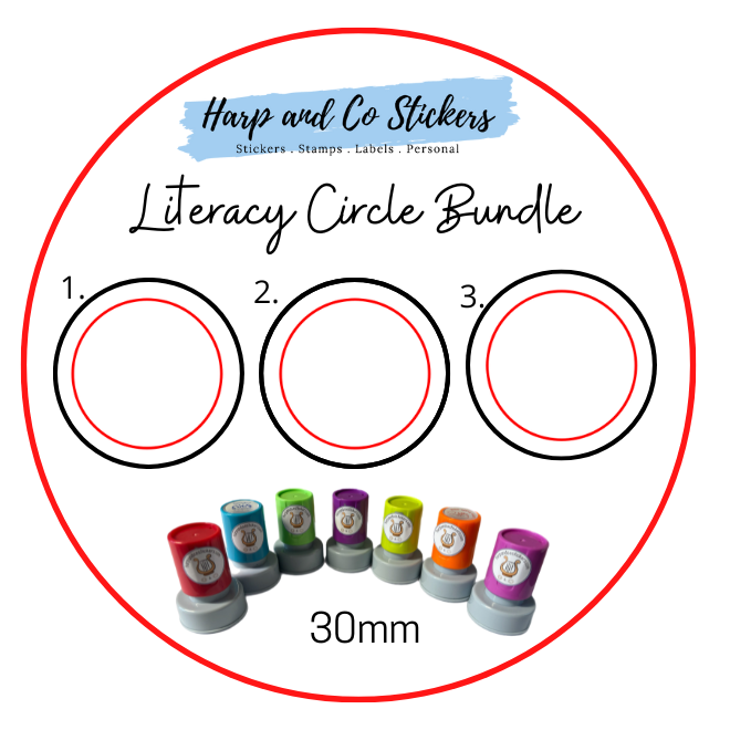 Literacy Circle Stamp Bundle