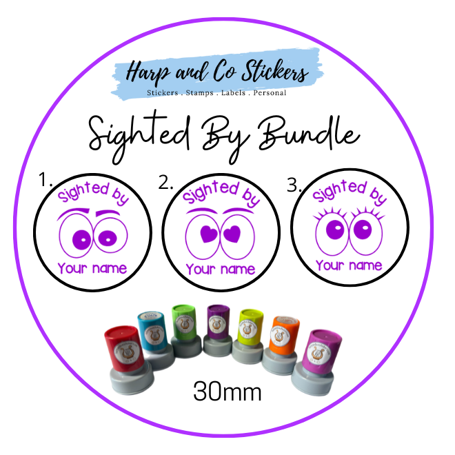 Sighted By Stamp Bundle
