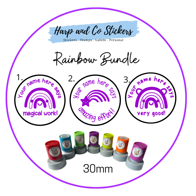 Rainbow Stamp Bundle