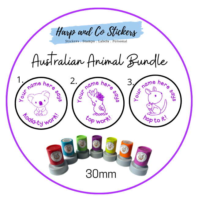 Australian Animals Stamp Bundle