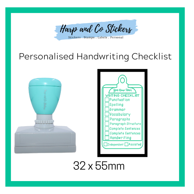 Personalised Writing Checklist