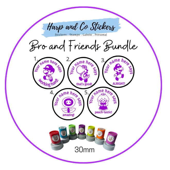5 Bro and Friends Stamp Bundle