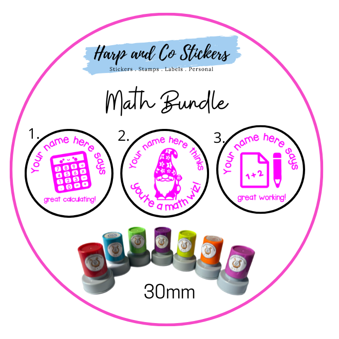 Math Stamp Bundle