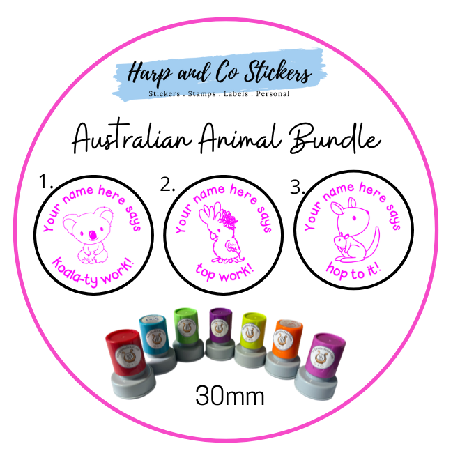 Australian Animals Stamp Bundle