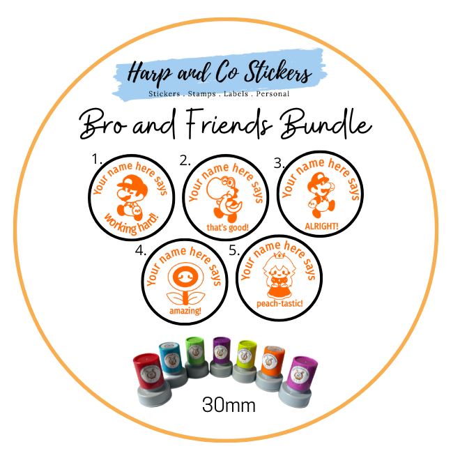 5 Bro and Friends Stamp Bundle