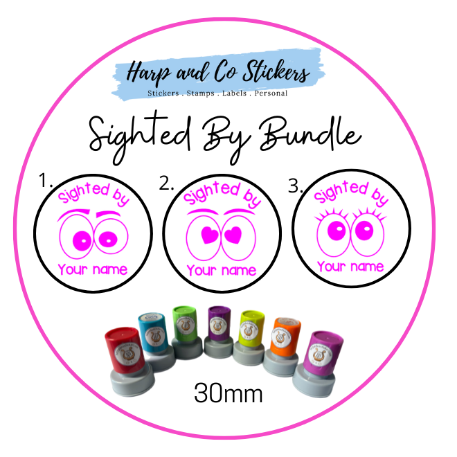 Sighted By Stamp Bundle