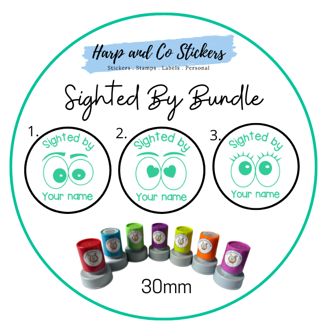 Sighted By Stamp Bundle