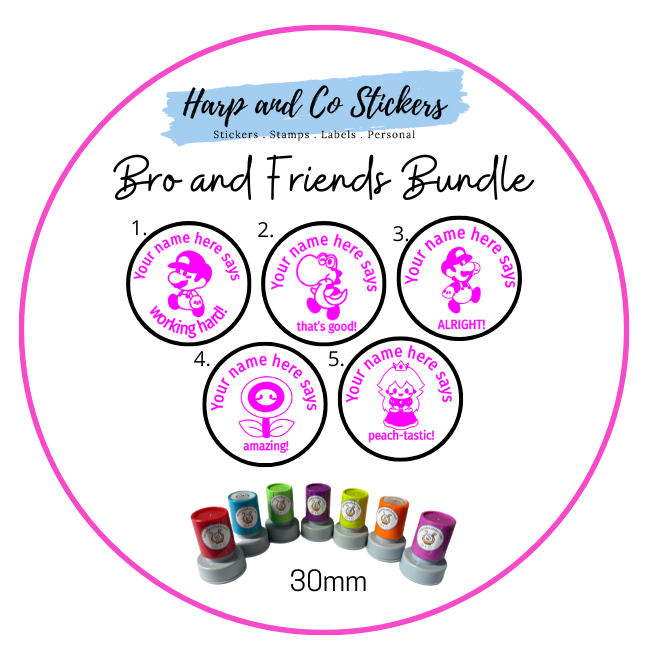 5 Bro and Friends Stamp Bundle