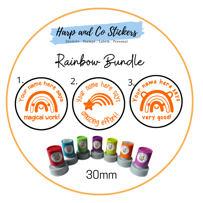 Rainbow Stamp Bundle