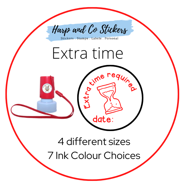 Extra Time Merit — Harp & Co Stickers