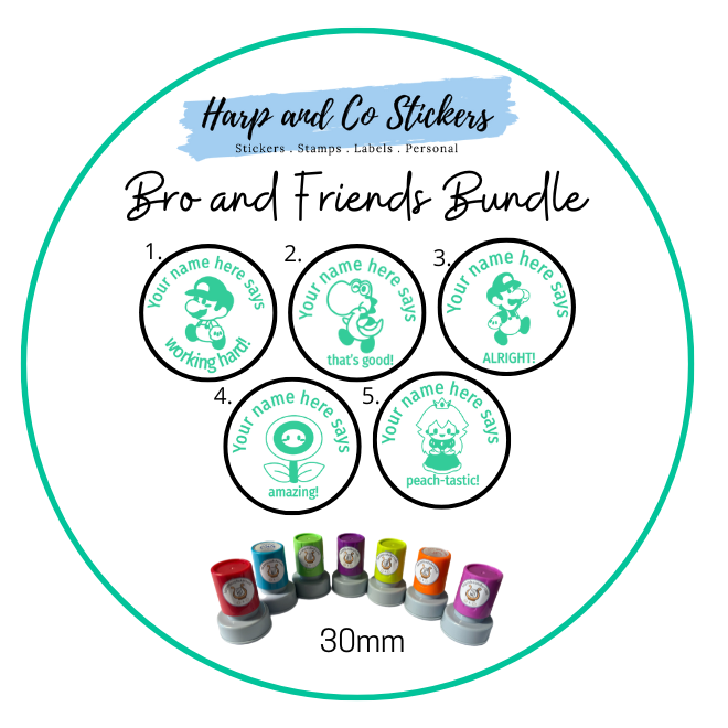 5 Bro and Friends Stamp Bundle