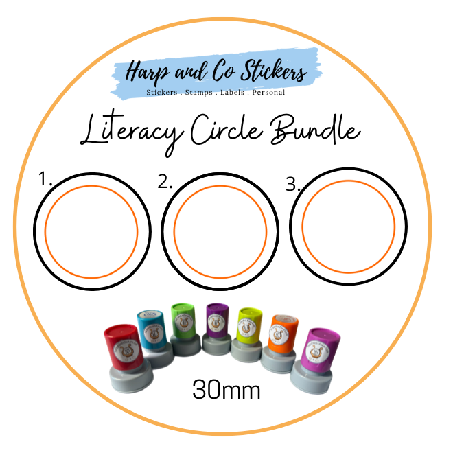 Literacy Circle Stamp Bundle