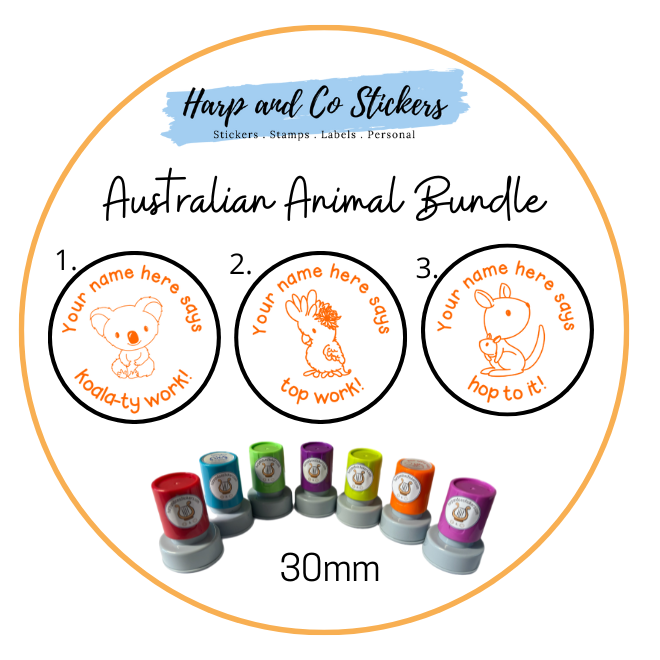 Australian Animals Stamp Bundle
