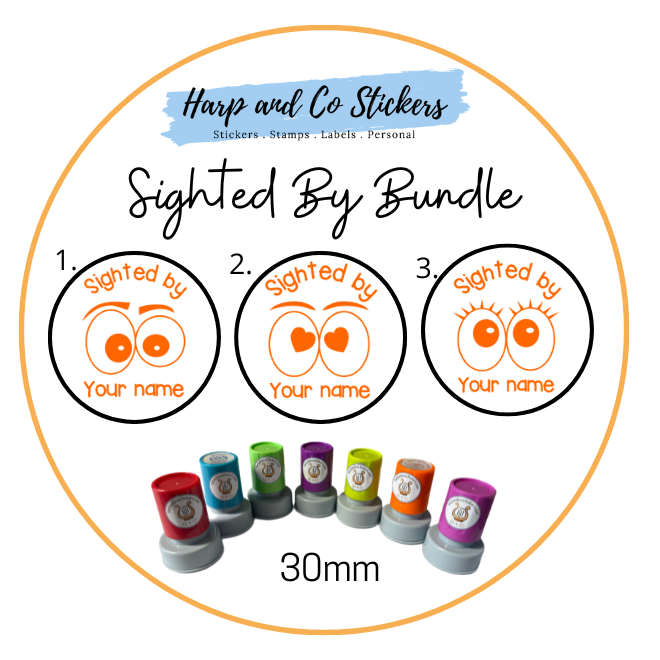 Sighted By Stamp Bundle