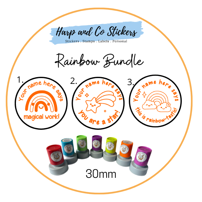 Rainbow Stamp Bundle