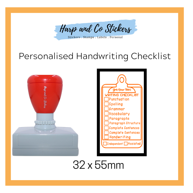 Personalised Writing Checklist