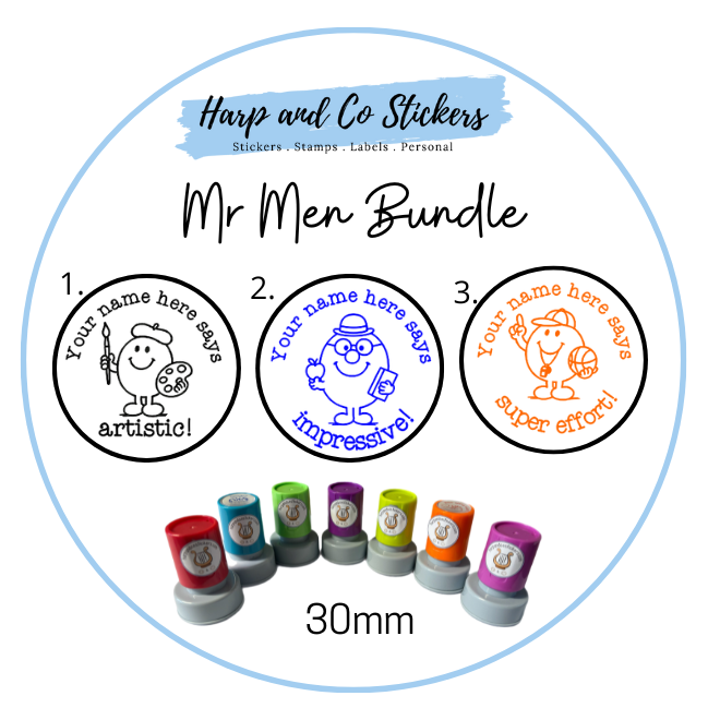 Mr Men Bundle — Harp & Co Stickers