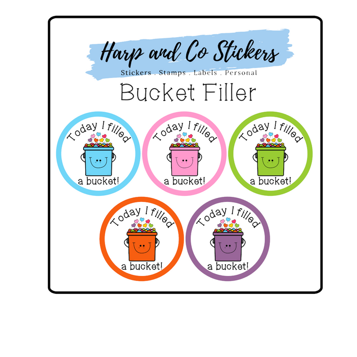 Merit stickers - Bucket Fillers