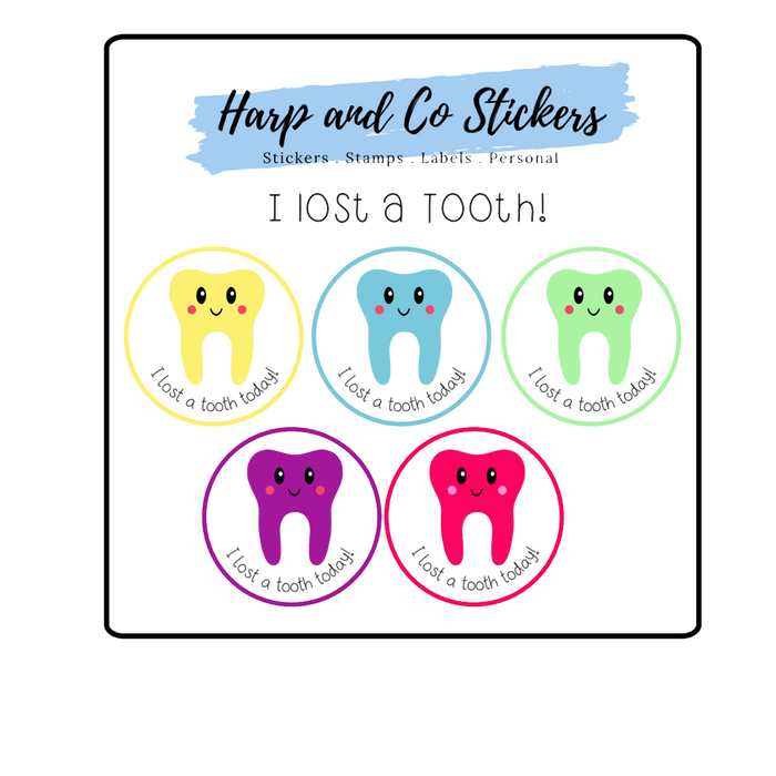 Merit stickers - I lost a tooth!