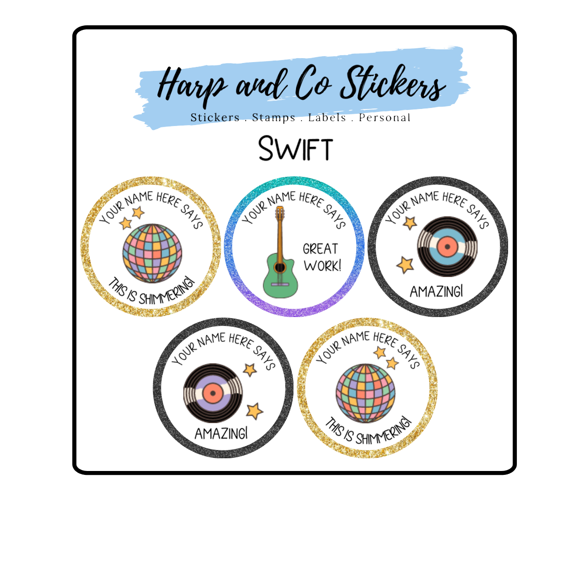 Swift Code Stickers Swift — Harp & Co Stickers