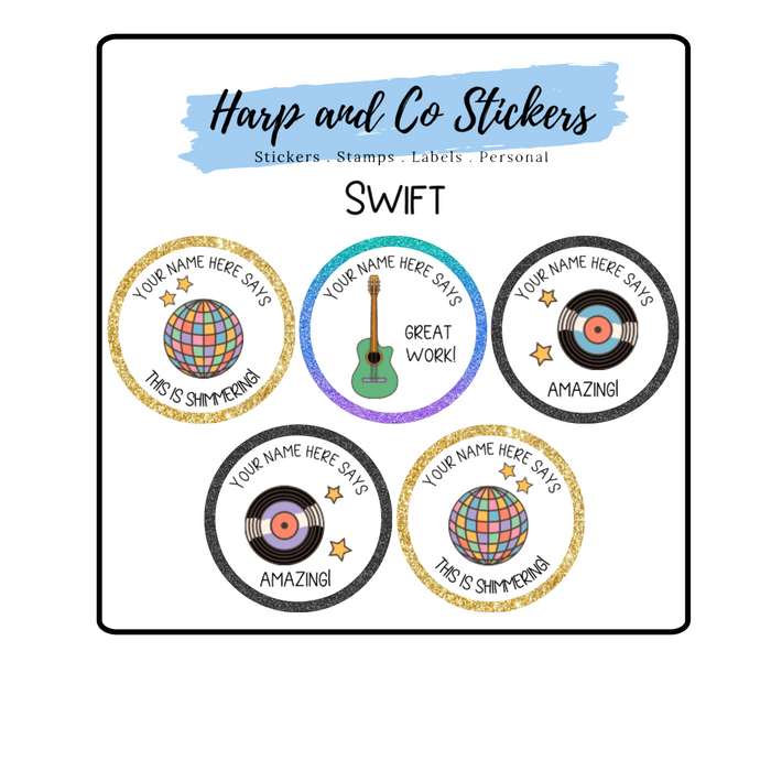 Personalised stickers - Swift