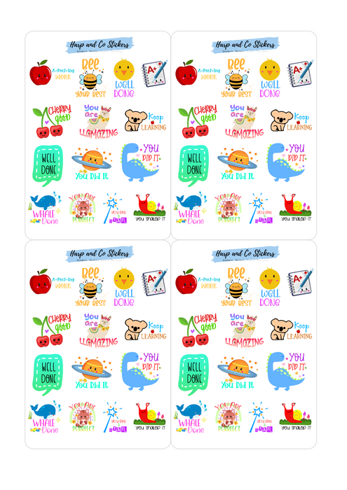 Mini Reward Stickers