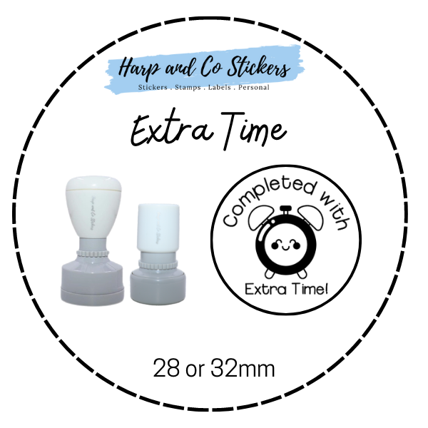 28 or 32mm Round Stamp - Completed with extra time