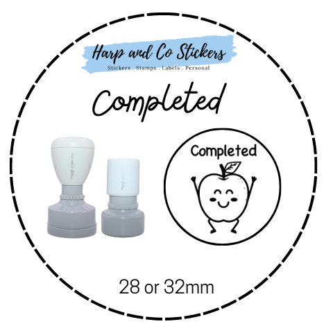 28 or 32mm Round Stamp - Completed