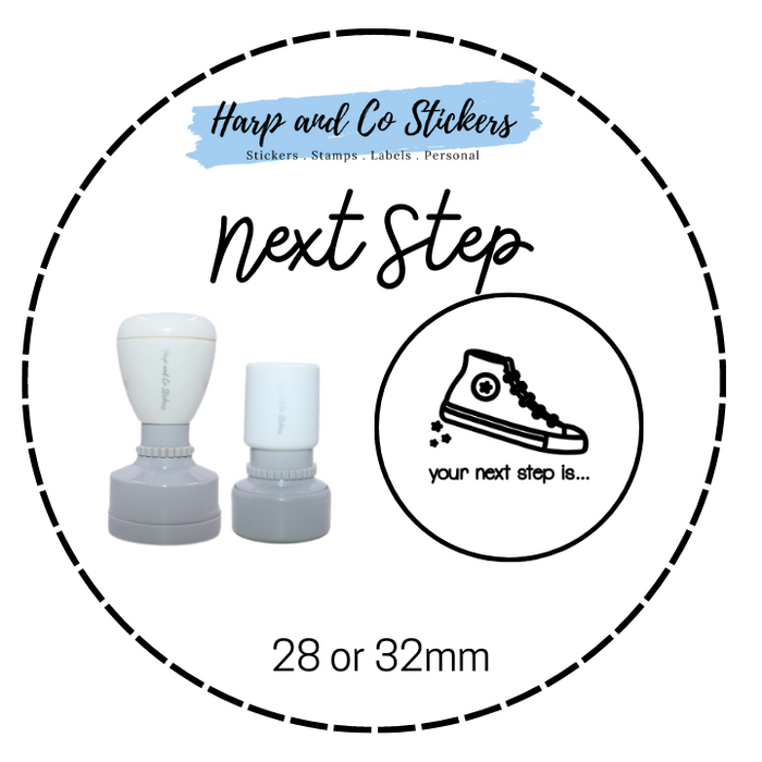 28 or 32mm Round Stamp - Next Step Merit