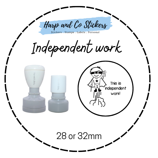 28 or 32mm Round Stamp - Independent work
