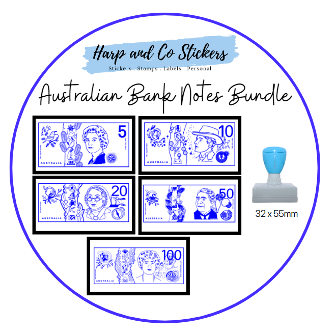 Teacher toolkit - Australian Notes - 5 stamps