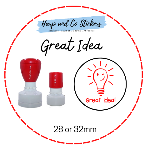 28 or 32mm Round Stamp - Great Idea!