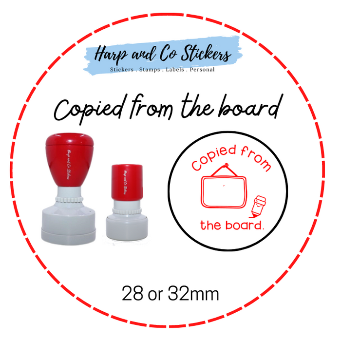 28 or 32mm Round Stamp - Copied from the board