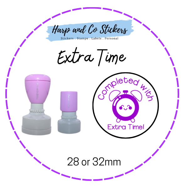 28 or 32mm Round Stamp - Completed with extra time