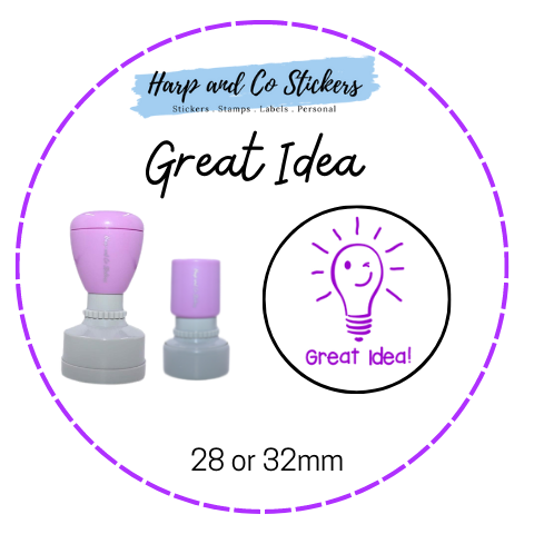 28 or 32mm Round Stamp - Great Idea!